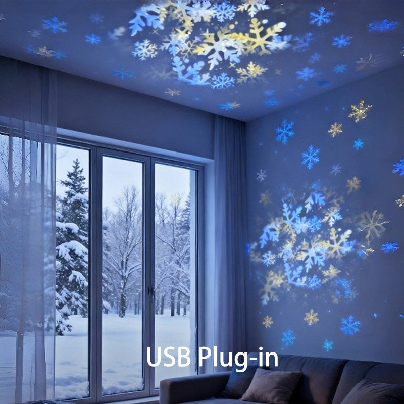 🥳2026 HOT SALE🥳💞50K+ SOLD!💥👵🌈 Dynamic Rotating LED Light Projector – Calm & relaxation for your home. Gentle moving lights ease restless nights. Perfect for bedroom or living room. 🌙✨